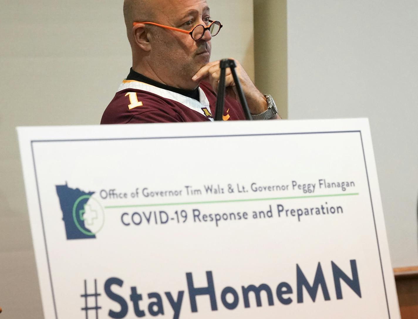 Restaurant owner Andrew Zimmern listened Monday Minnesota Gov. Tim Walz announced that all restaurants and bars in the state should close.