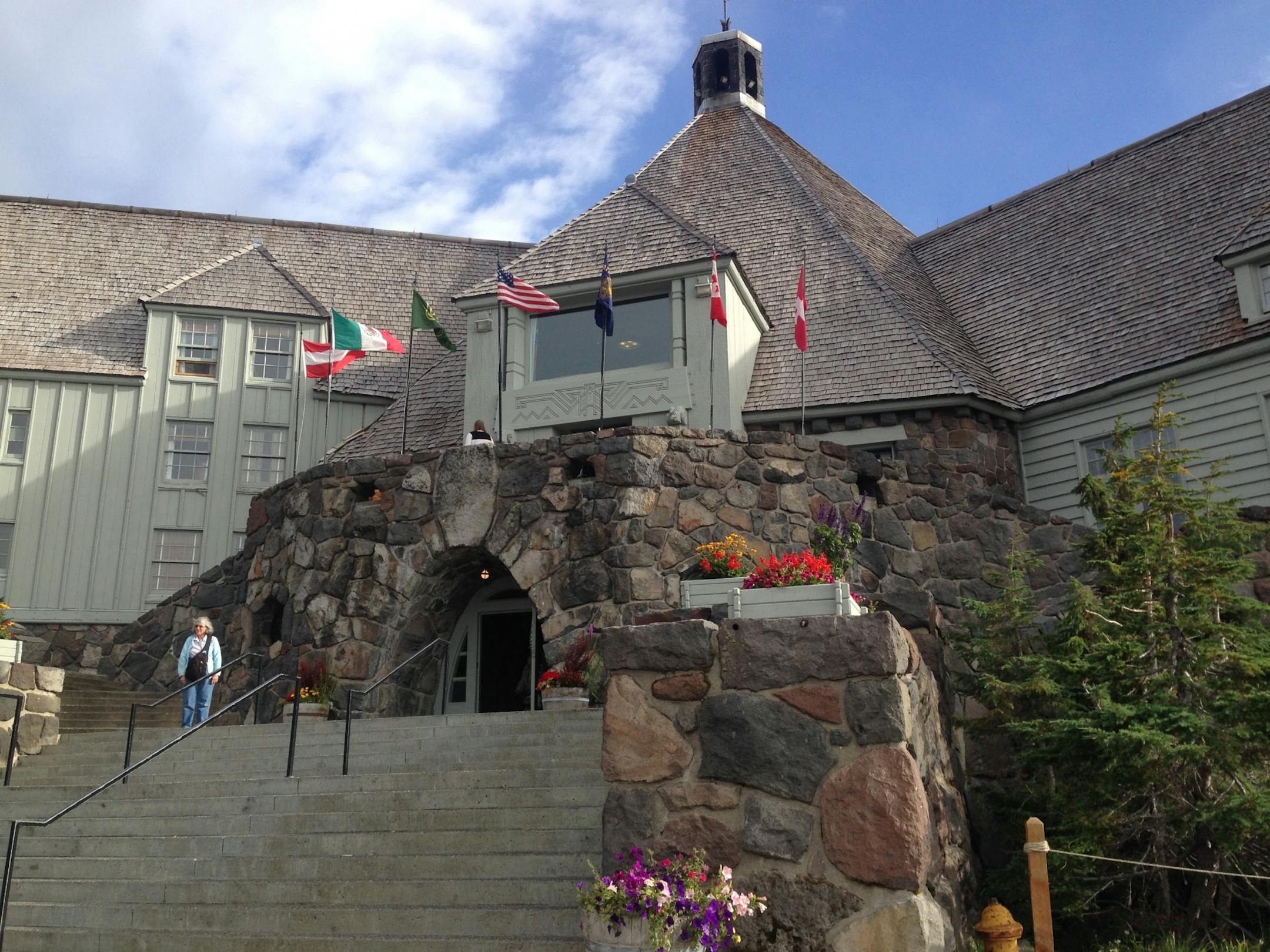 Perched on Mount Hood, Timberline Lodge was featured in the movie �The Shining� and ranks among the few places in the world where you can ski year-round