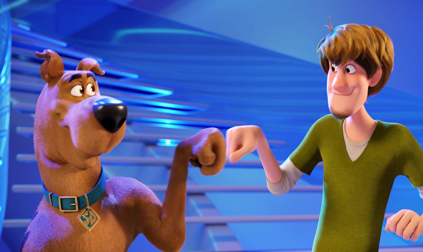 Will Forte voices Shaggy Rogers (right) in \"Scoob!\" ORG XMIT: 1659378