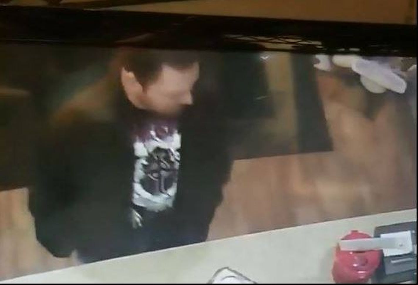 Maplewood police are searching for this man who stole a Salvation Army kettle from the Pizza Ranch.