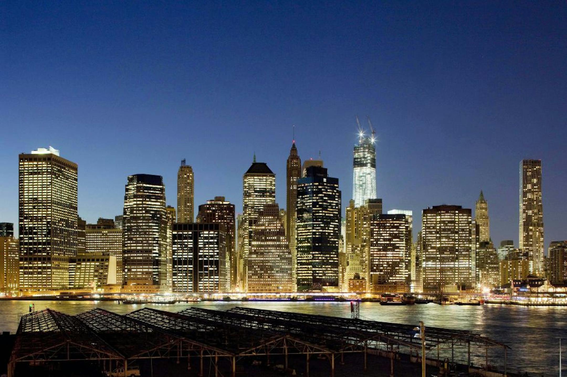 The lower Manhattan skyline. Best Buy executives traveled to New York this week to present their plan for correcting the problems at the Richfield retailer.