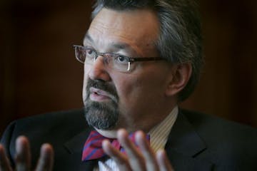 Minnesota Supreme Court Chief Justice Eric Magnuson in his office at the Judicial Center.