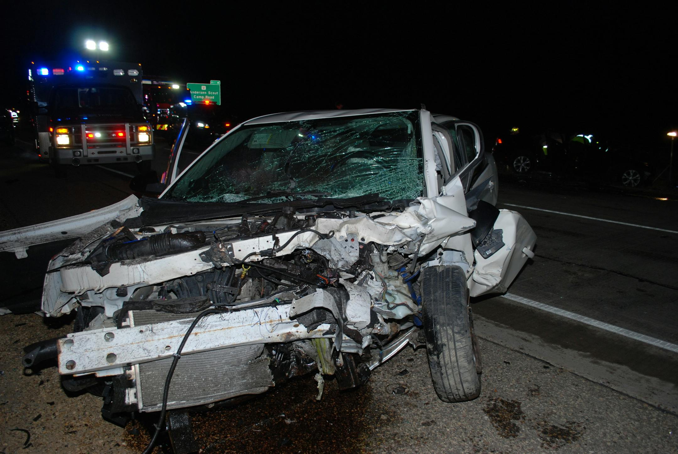 One person died in this wrong-way crash in St. Croix County.