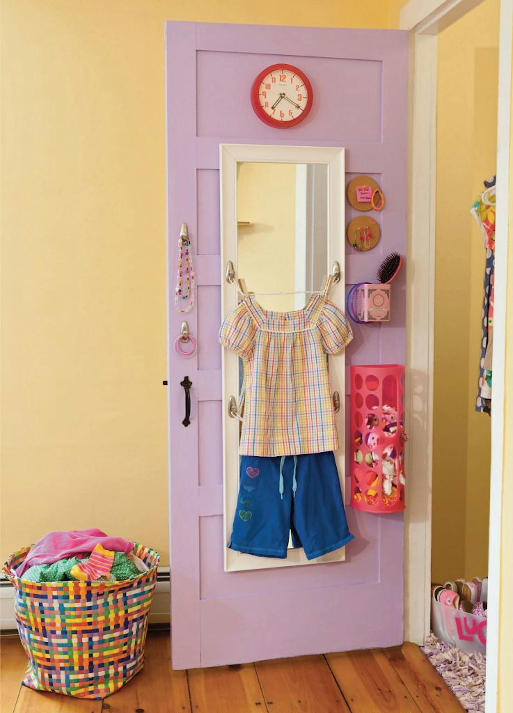 Photo illustration for kid's closets. Familyfun magazine and MCT