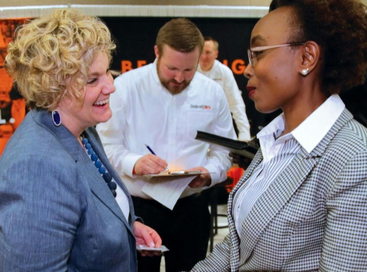 The People of Color Career Fair that is held twice a year in the Twin Cities is a place where recent college graduates can meet recruiters.
Courtesy The People of Color Career Fair