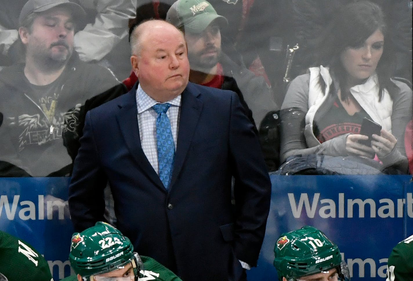 Minnesota Wild head coach Bruce Boudreau