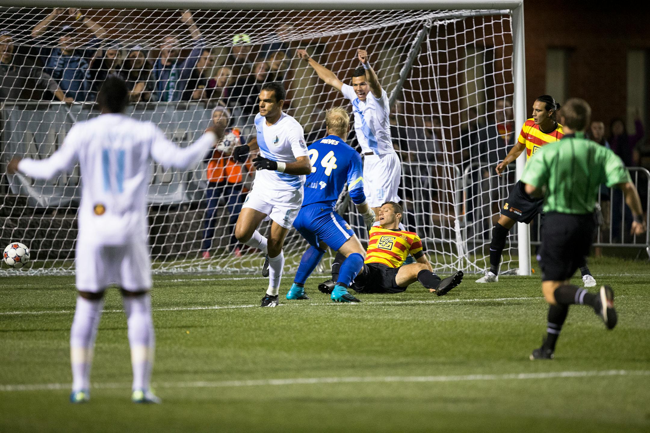 Minnesota United defeated Fort Lauderdale 2-1 on Saturday night in Blaine.