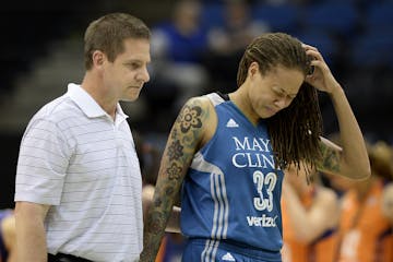 Minnesota Lynx guard Seimone Augustus (33)