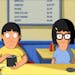 The Belcher kids, Louise (voiced by Kristen Schaal), Gene (voiced by Eugene Mirman) and Tina (voiced by Dan Mintz), set off to solve a murder-mystery 