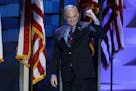 Vice presidential candidate Sen. Tim Kaine, D-Va., walked on stage Wednesday night at Democratic National Convention in Philadelphia.