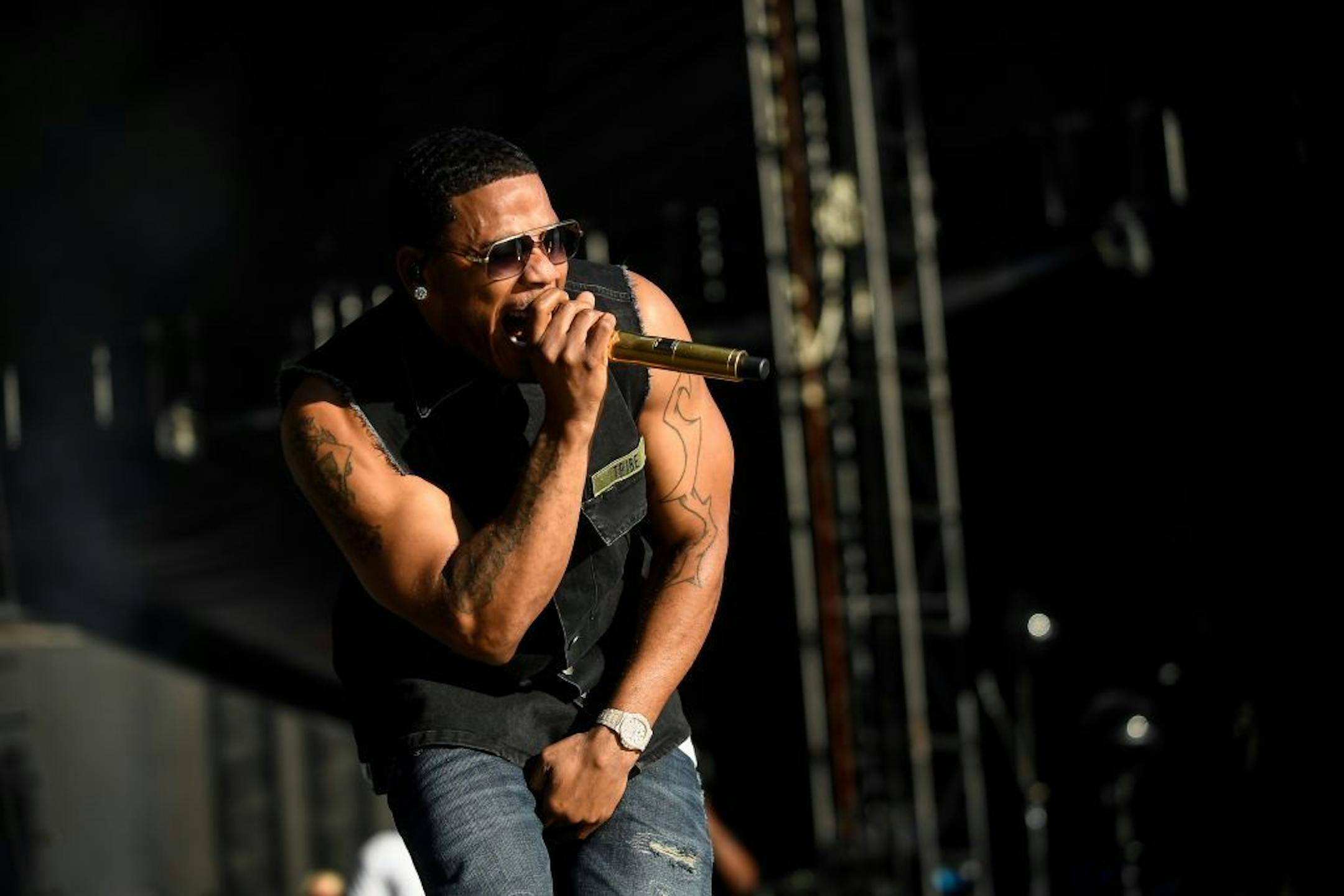 Nelly performed Saturday, July 29, 2017 at Target Field in Minneapolis, Minn.