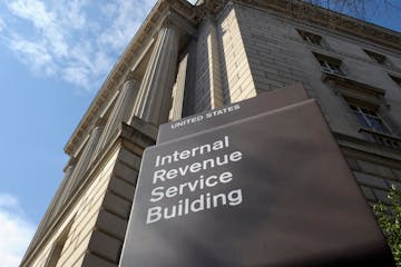 The exterior of the Internal Revenue Service (IRS) building is seen in Washington, on March 22, 2013.