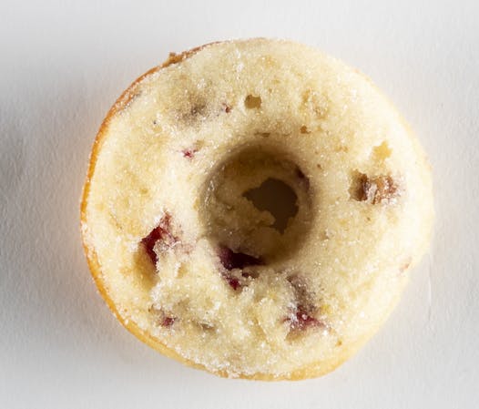 Vegan, gluten-free doughnut from Birchwood Cafe.