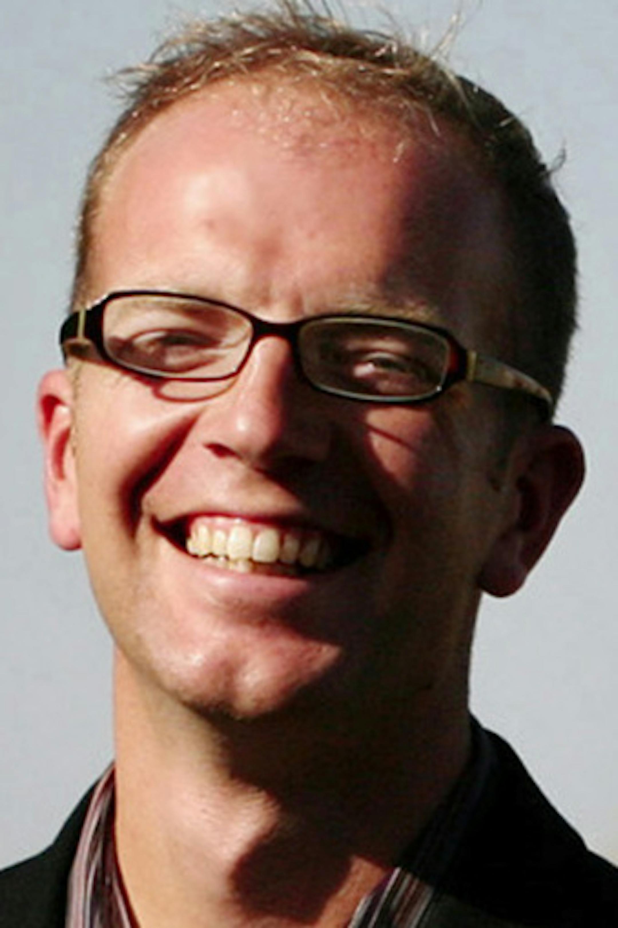 City of Shakopee mayoral candidate Brad Tabke photographed on Lewis Street in downtown Shakopee October 5, 2011. (Courtney Perry/Special to the Star Tribune) ORG XMIT: MIN2012122715294132 ORG XMIT: MIN1303011701110617 ORG XMIT: MIN1310241702552319