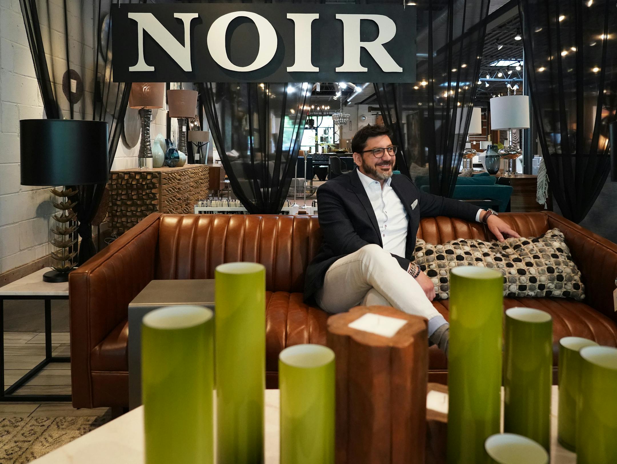 Founder Gregory Rich at his store Habitation Furnishing + Design