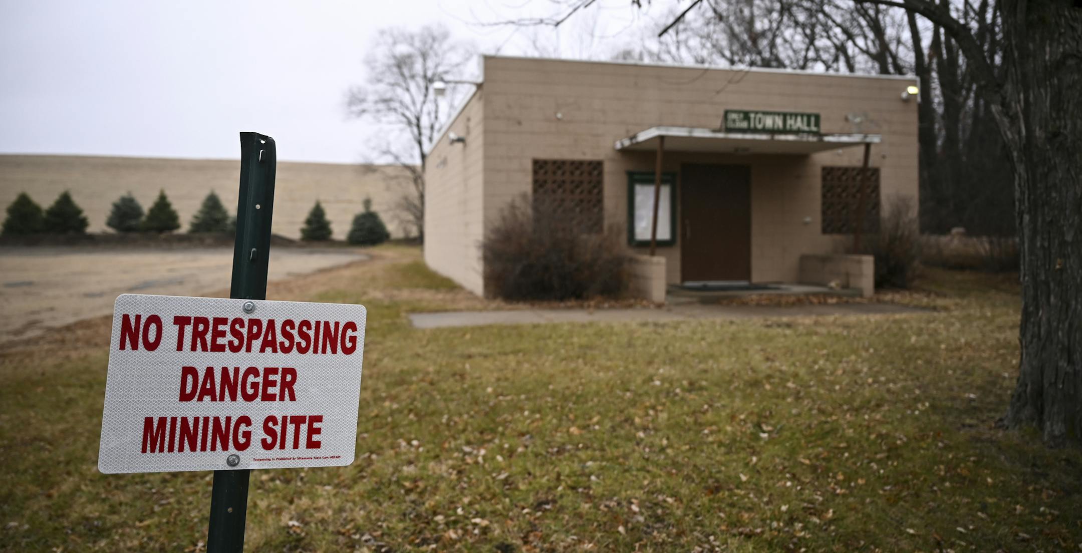 The Town Hall sale, like the mining firm's expansion plans, caught many residents unaware.