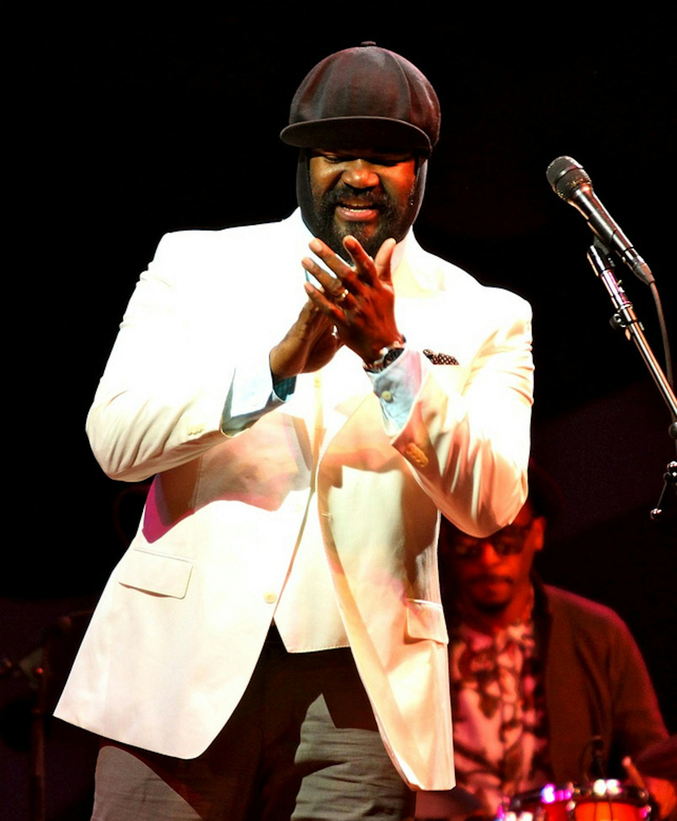 Gregory Porter performing at Monterey Jazz Festival