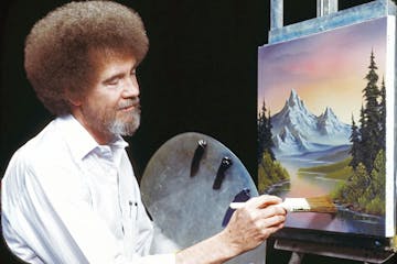 The sound of Bob Ross' baritone voice and his paintbrush made him an accidental pioneer of ASMR.