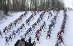 The Birkie ski races draw thousand of skiers every February to Hayward, Wis.