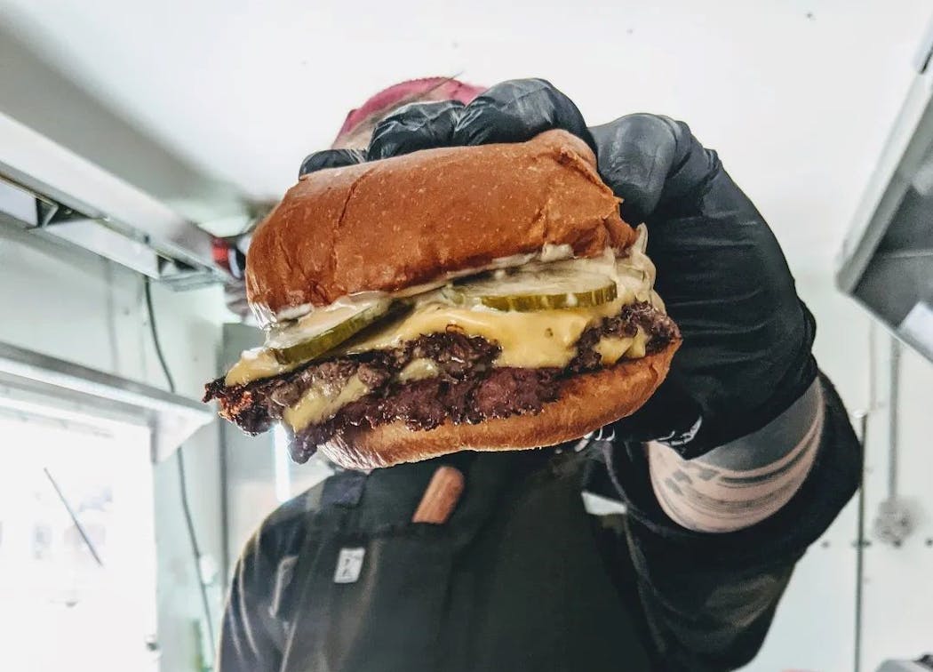 The Angry Line Cook, a food truck known for its smashed burgers, opted out of opening a permanent location.