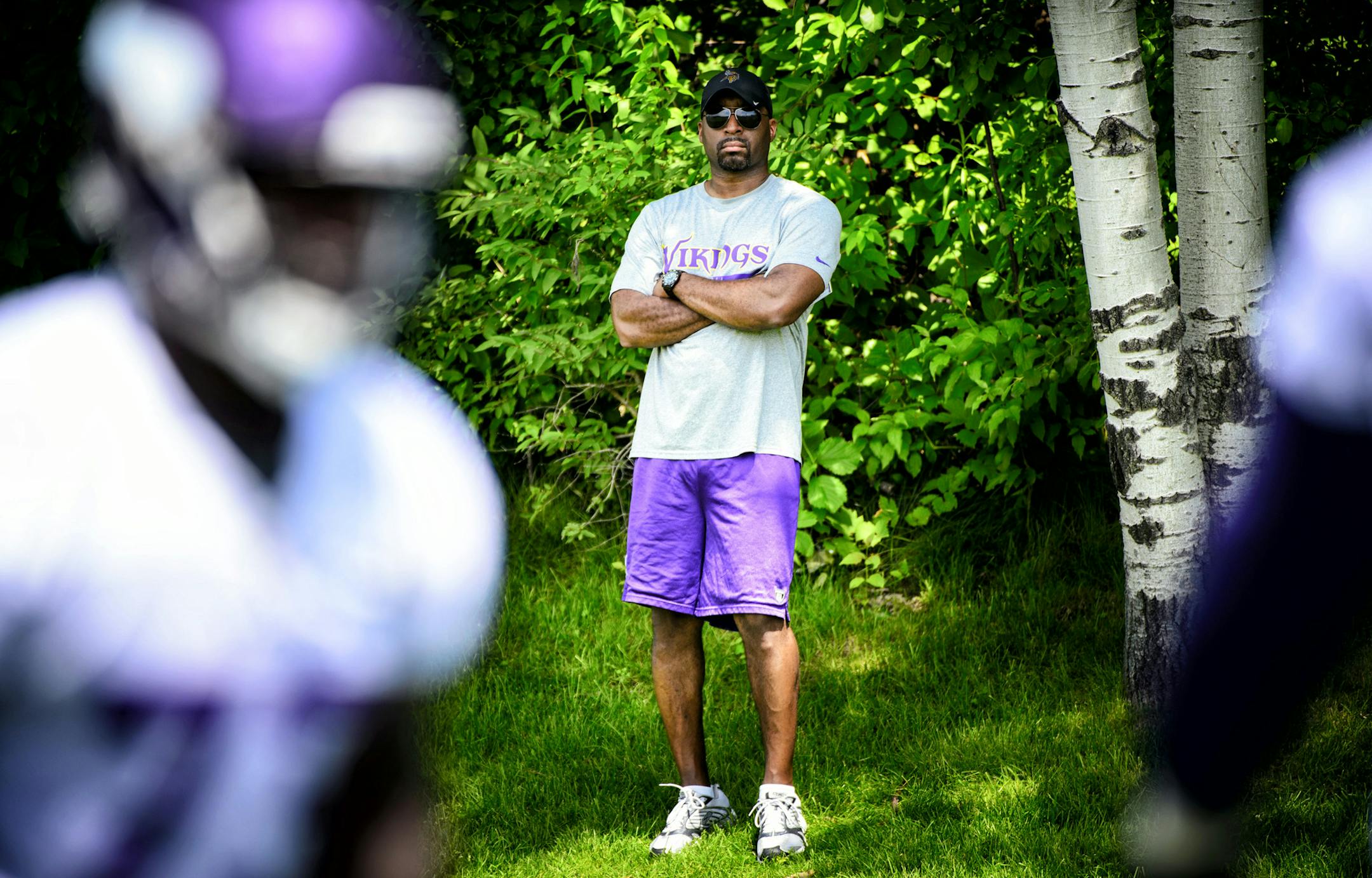 Vikings new scouting director Jamaal Stephenson. Vikings mini-camp in Winter Park. ] GLEN STUBBE * gstubbe@startribune.com Tuesday June 17, 2014 ORG XMIT: MIN1406171805140197