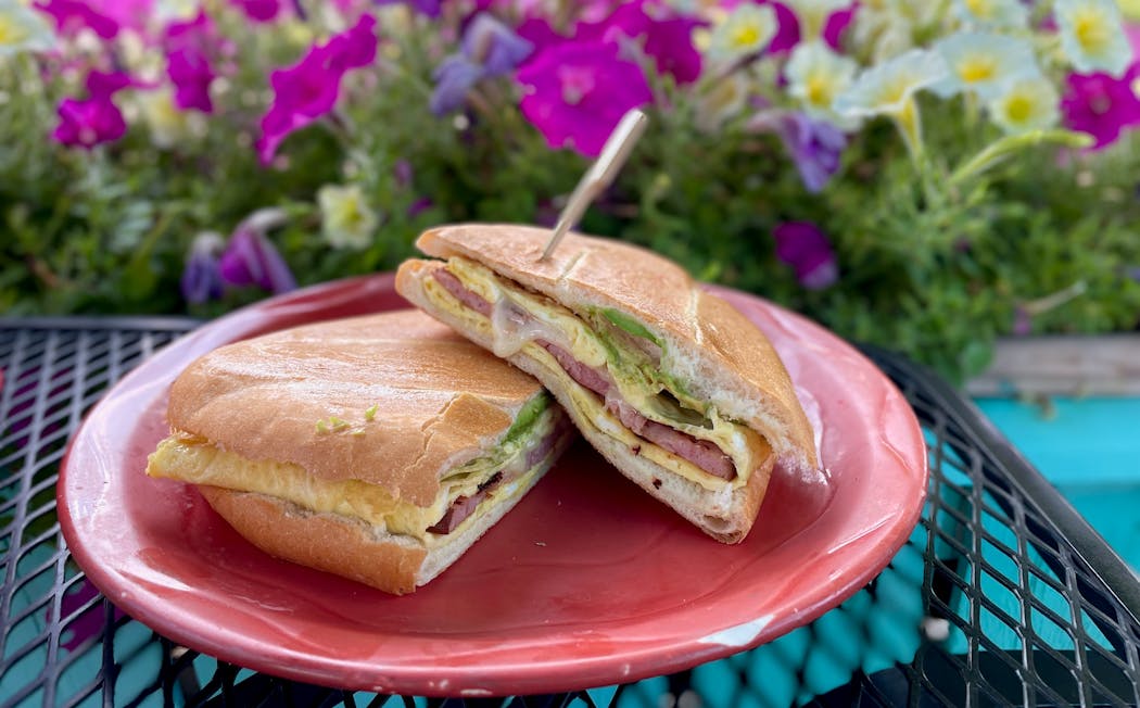 It’s the soft, chewy and pressed Cuban bread that makes this sandwich next level.
