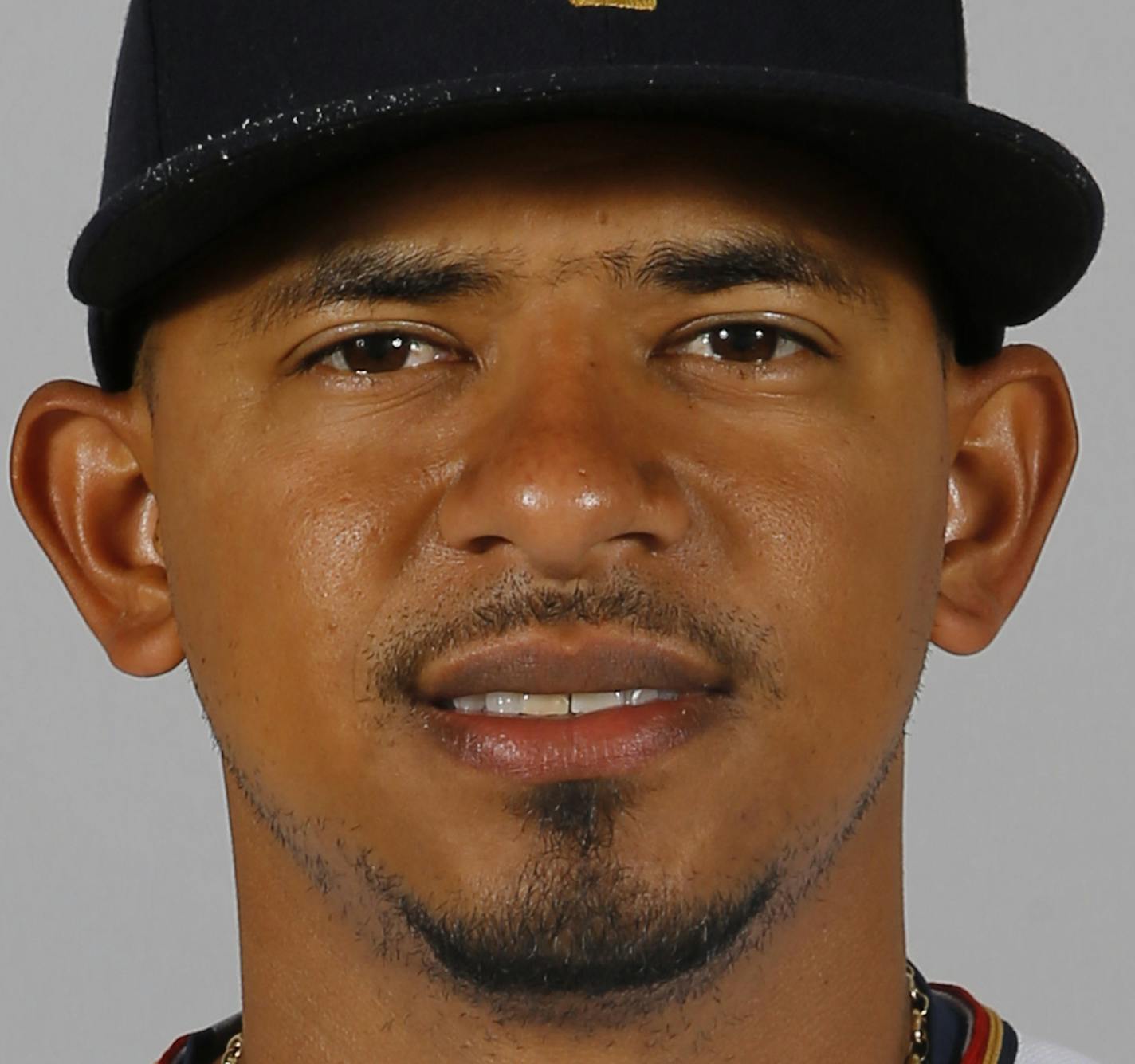 This is a 2016 photo of Eduardo Escobar of the Minnesota Twins baseball team. This image reflects the 2016 active roster as of March 1, 2016, when this image was taken. (AP Photo/Patrick Semansky) ORG XMIT: OTK