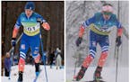 Logan Drevlow (left) of Hopkins and Linnea Ousdigian of Mounds View swept the boys and girls titles in the under-16 mass start classic event at the 20