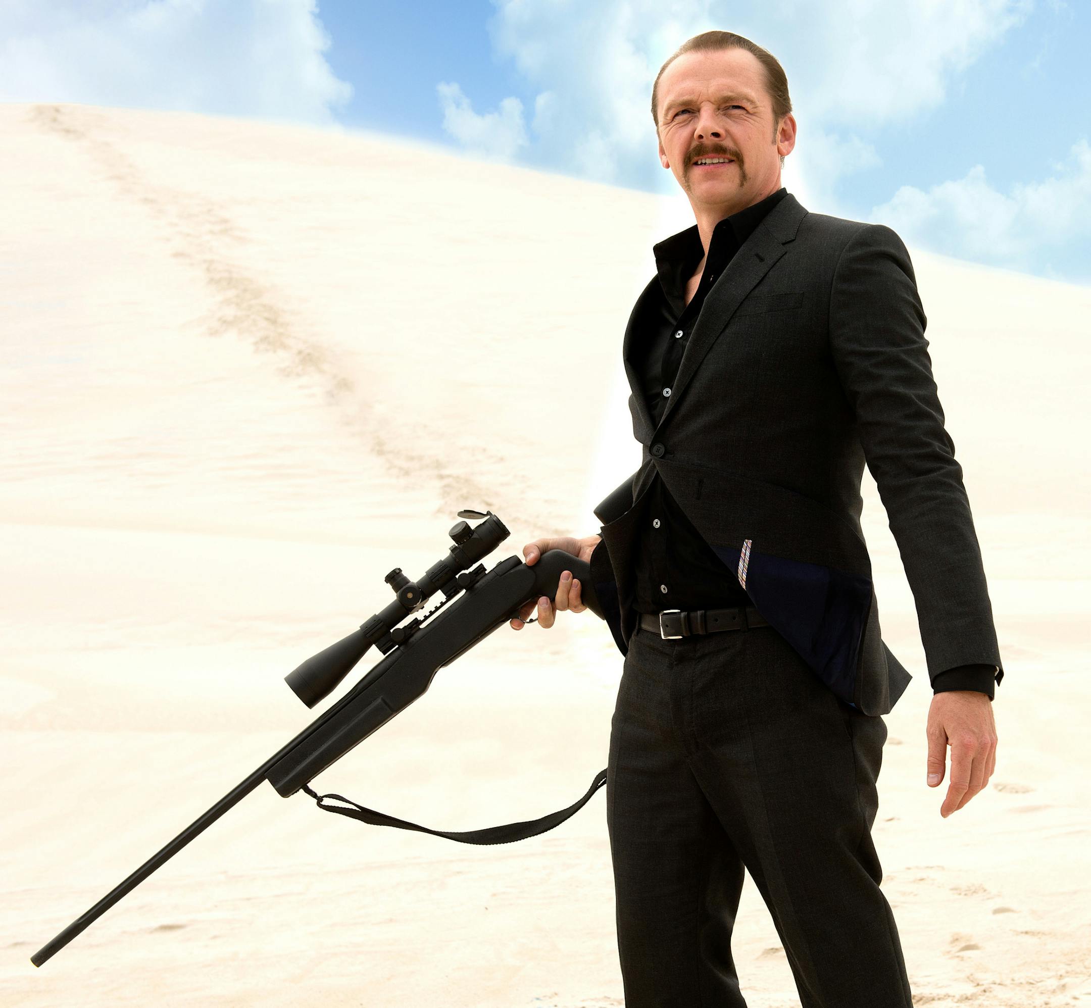Simon Pegg stars in "Kill Me Three Times." - Photograph by David Dare Parker/Magnet Releasing