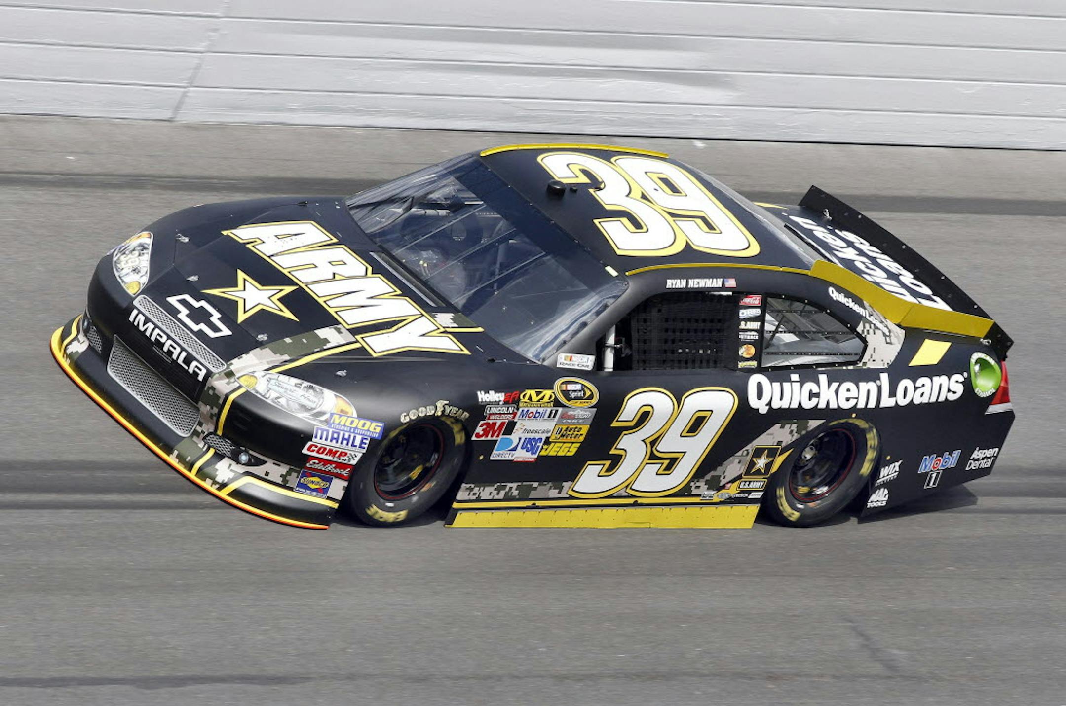 Ryan Newman drives his car during qualifying for the NASCAR Daytona 500 auto race in Daytona Beach, Fla. The U.S. Army will not return to Stewart-Haas Racing next season.