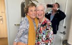 Betty Grebenschikoff, right, 91, reunited with Ana María Wahrenberg, 91, at a hotel in St. Petersburg, Fla. The women, who were childhood best friend