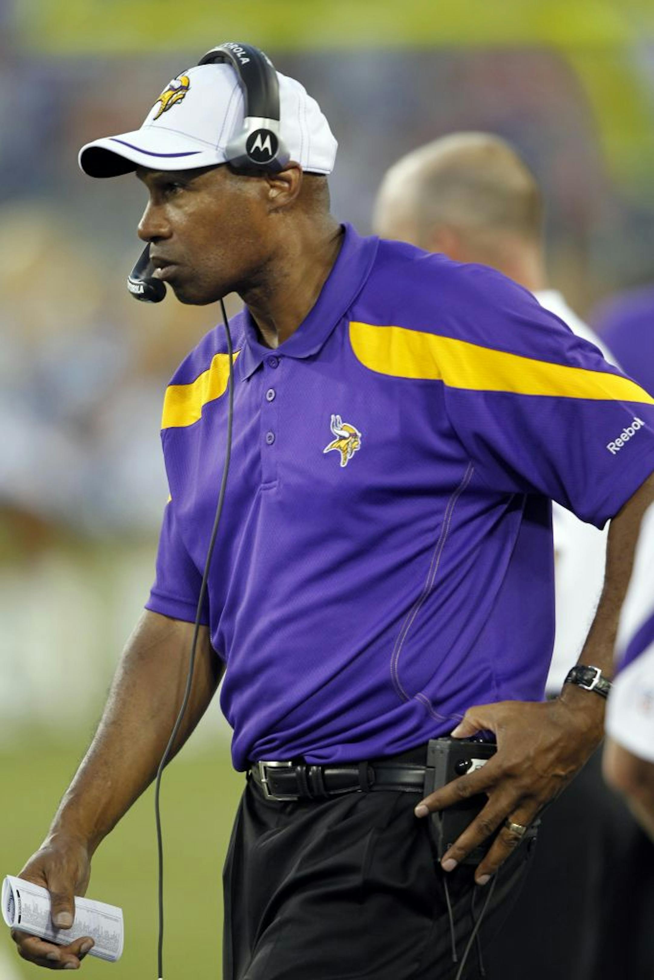 Vikings coach Leslie Frazier