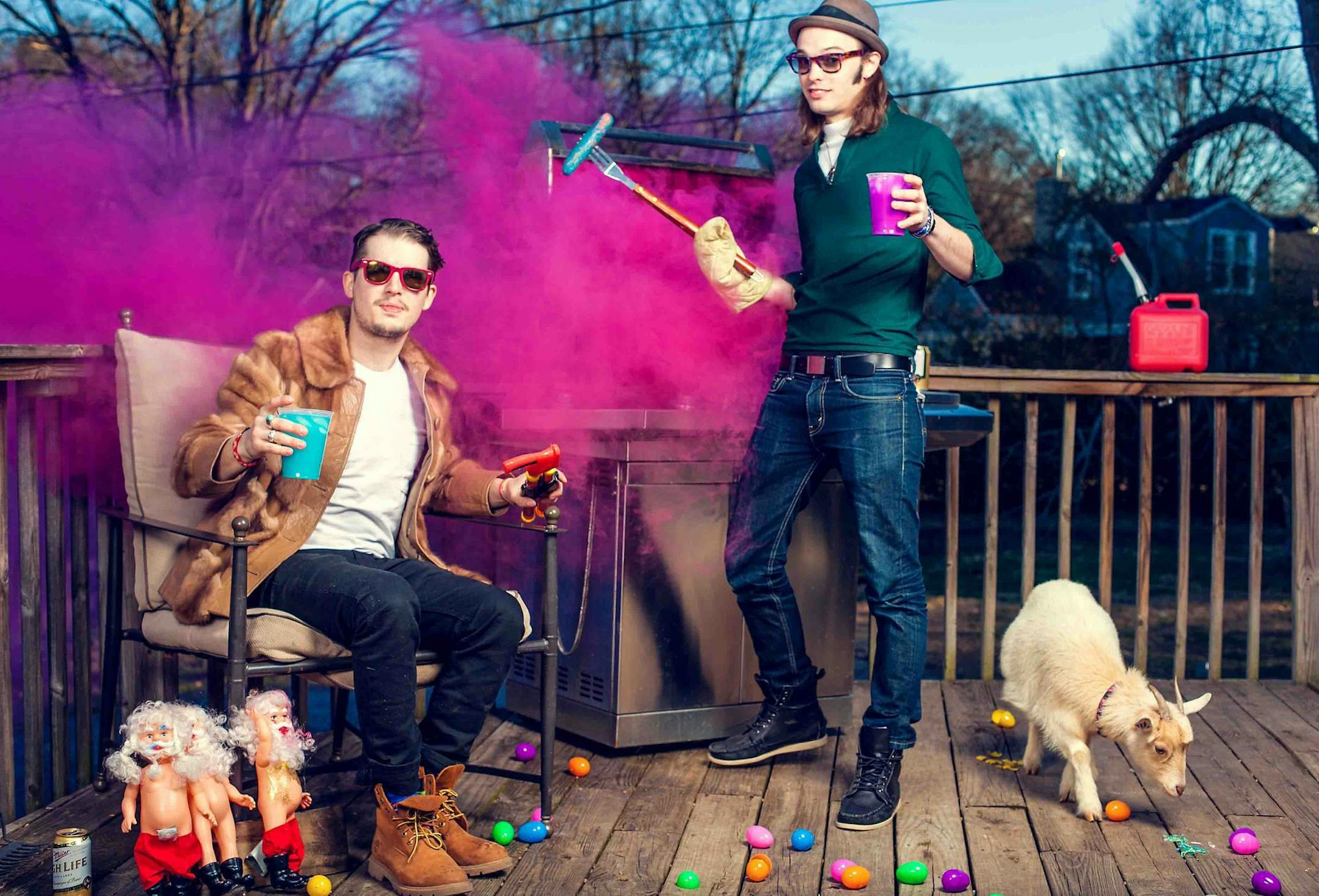 Press photo of the band Cherub, provided by Press Here Now agency