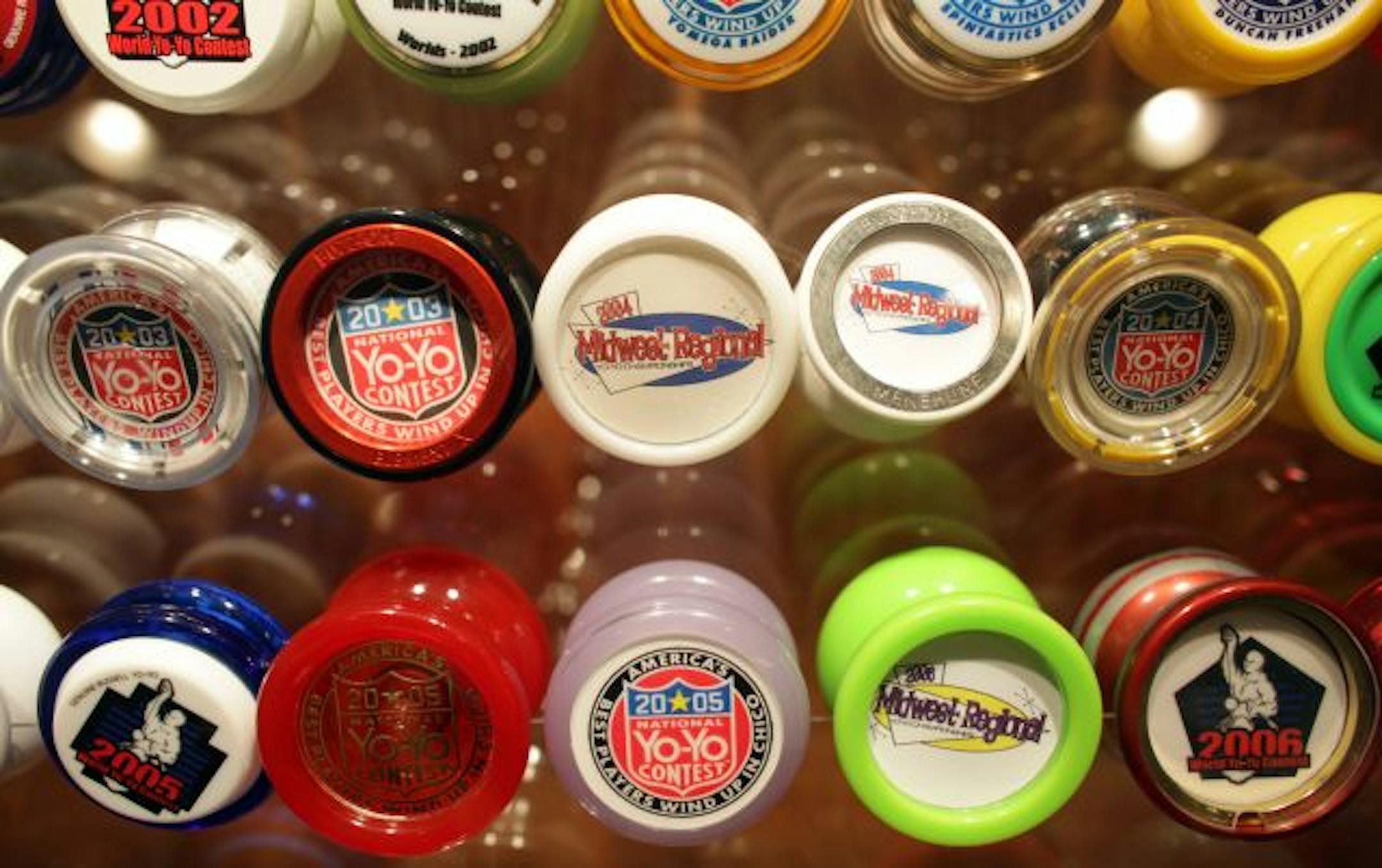 A variety of yo-yos.