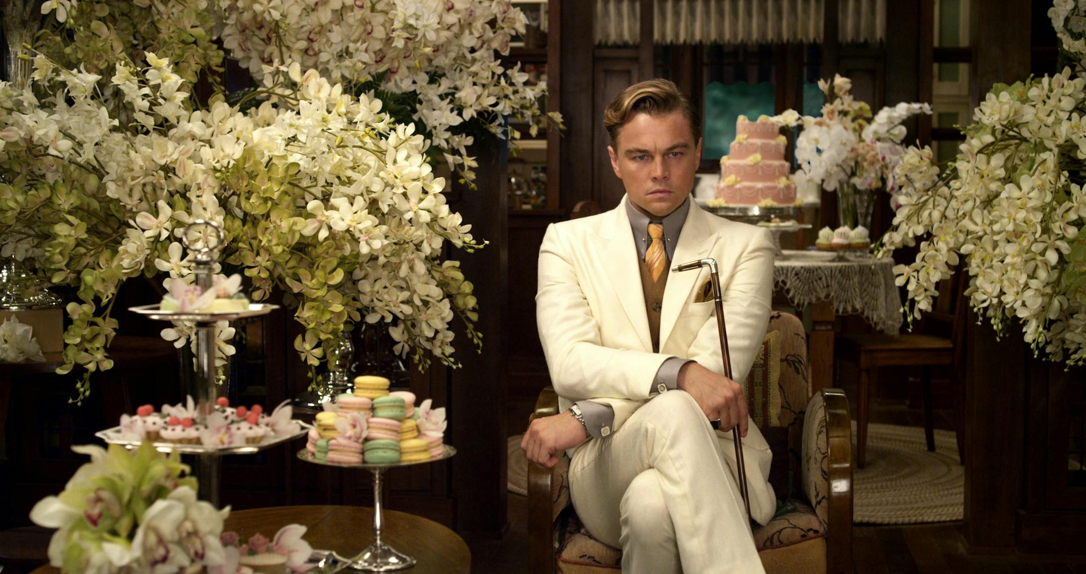 Leonardo DiCaprio plays the title role in the F. Scott Fitzgerald classic "The Great Gatsby" in this undated handout photo released to the media on May 8, 2013. Baz Luhrmann's adaptation of the novel is co-written for the screen by Craig Pearce. Source: Warner Bros. Pictures via Bloomberg
EDITOR'S NOTE: EDITORIAL USE ONLY. NO SALES.