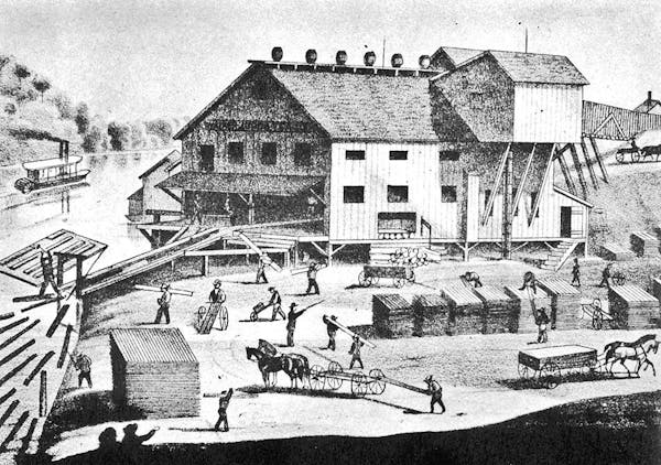 The first sawmill in what became Minnesota was built in 1839 by Lewis S. Judd and David Hone, two investors from Illinois, who along with several othe