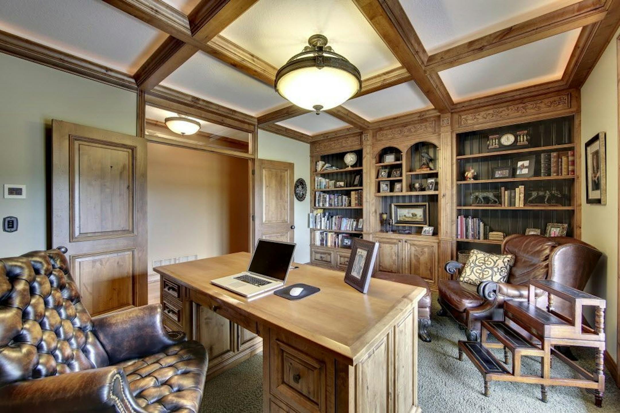The office on the main floor.