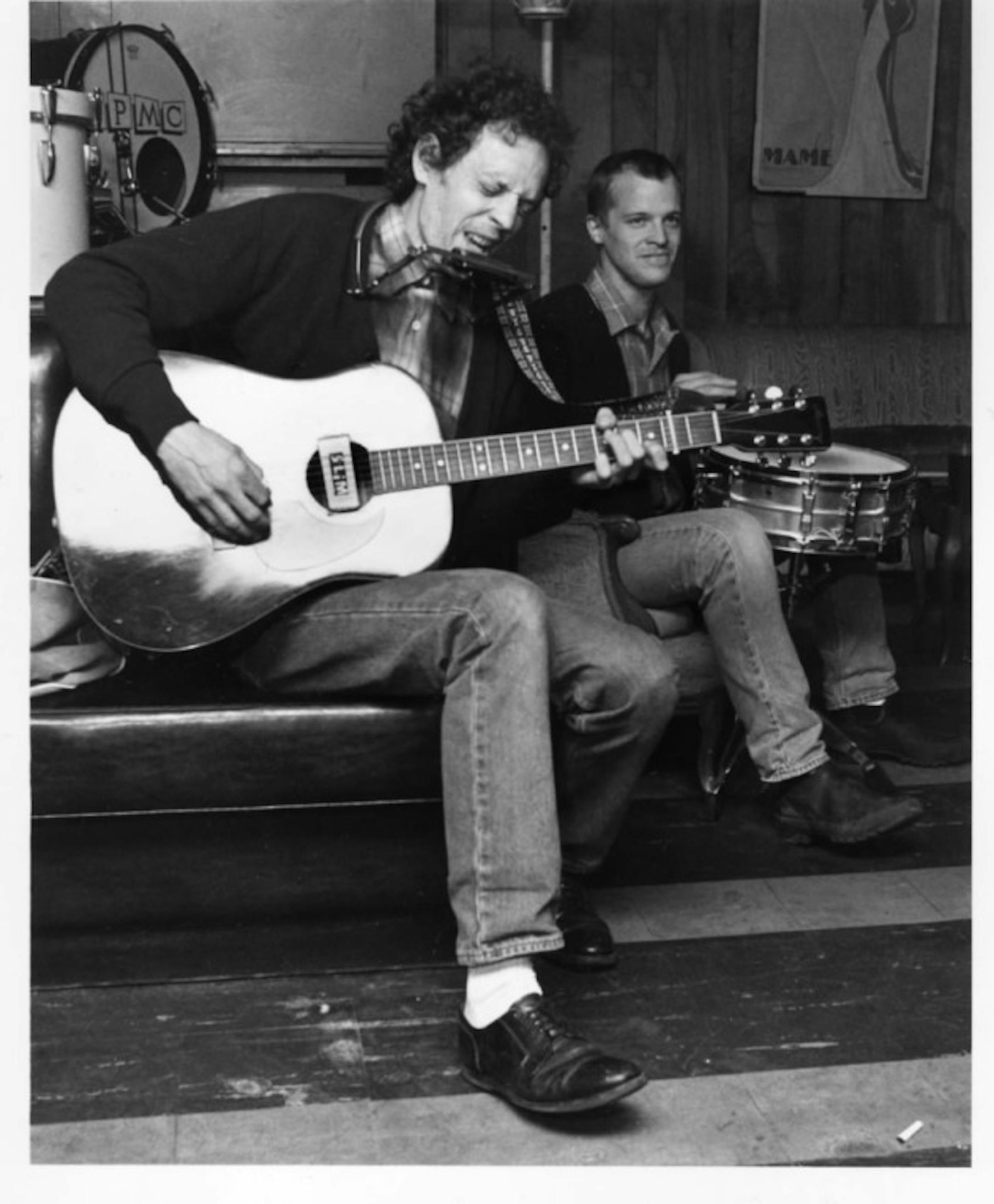 Slim Dunlap circa 1996 with Brian Lilja. / Photo by Jay Smiley