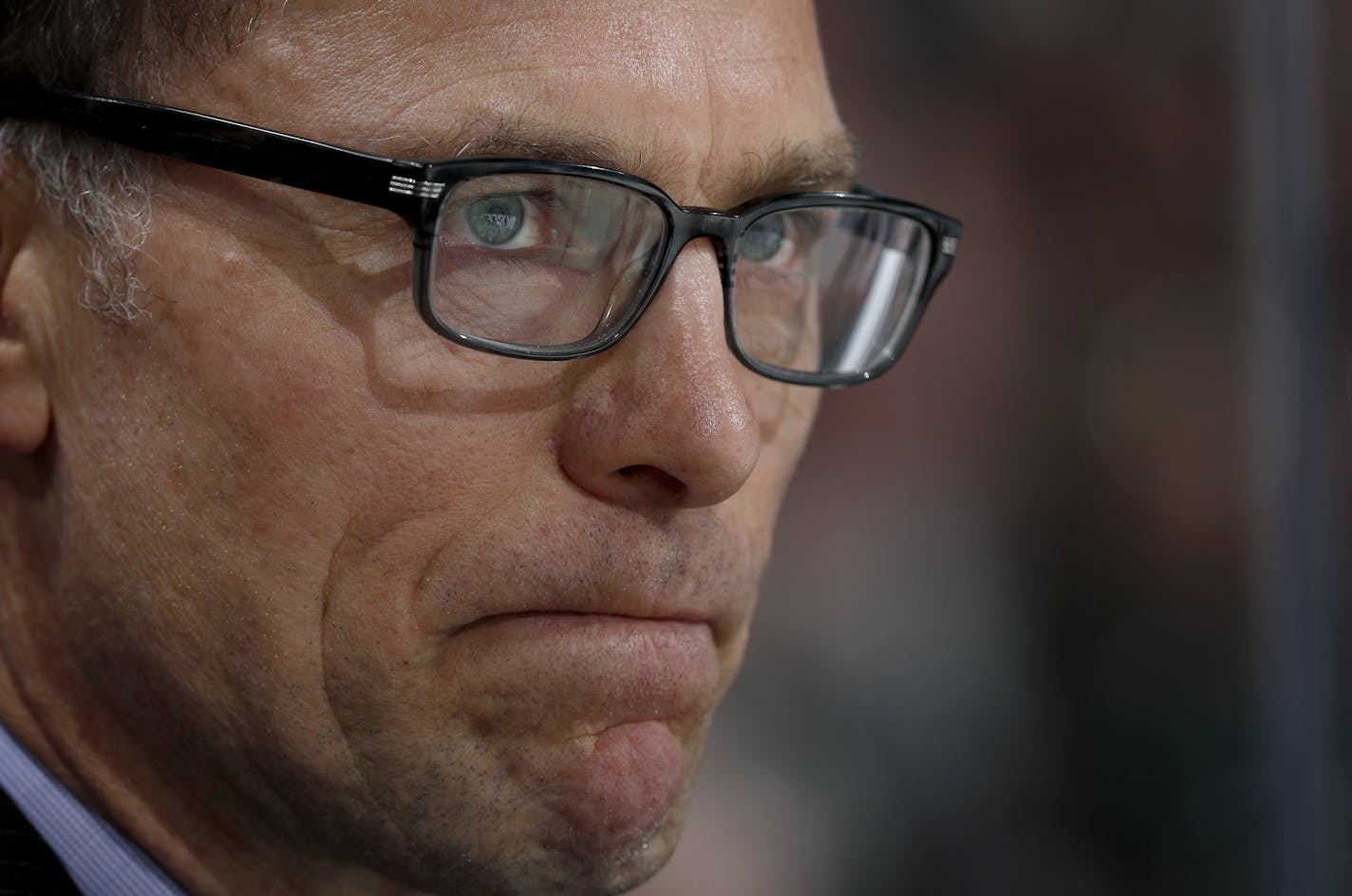 Minnesota Wild assistant coach Scott Stevens. ] CARLOS GONZALEZ &#xef; cgonzalez@startribune.com - February 21, 2017, St. Paul, MN, Xcel Energy Center, NHL, Hockey, Chicago Blackhawks at Minnesota Wild