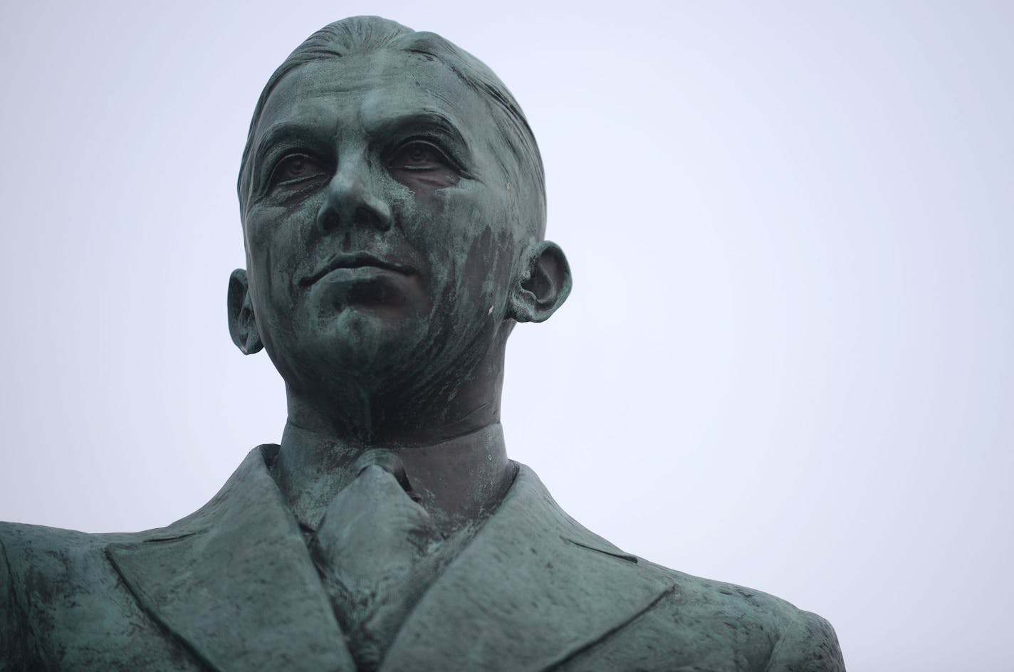 The Floyd B Olson statue on Olson Hwy in Minneapolis.