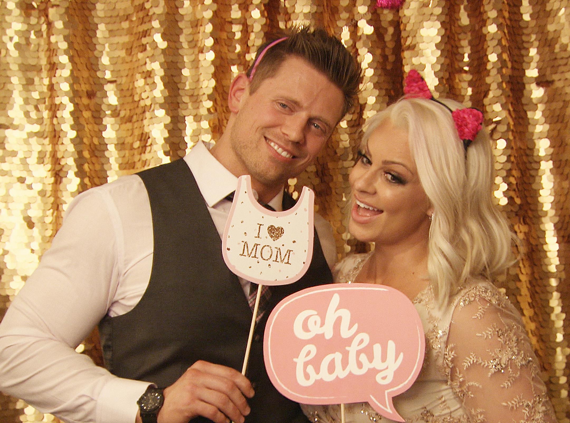 MIZ & MRS -- Pictured: (l-r) Mike ?The Miz' Mizanin, Maryse Mizanin -- (Photo by: WWE/USA Network) ORG XMIT: Season:1