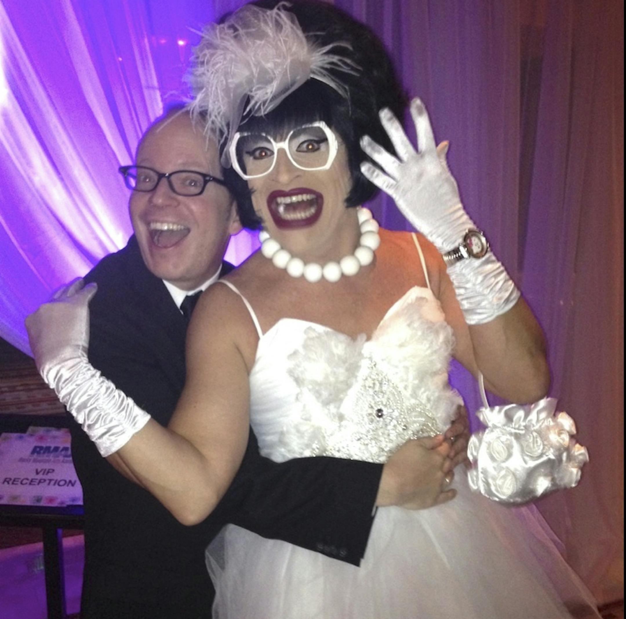 Miss Richfield 1981 and Dr. Ben Riggs