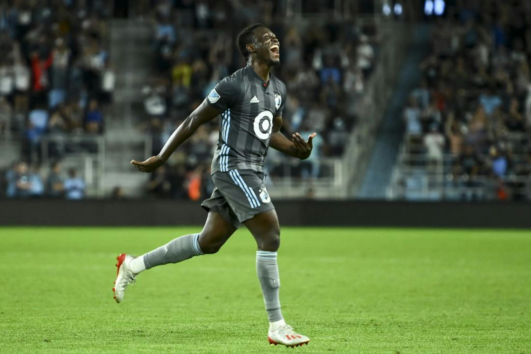 Minnesota United forward Abu Danladi