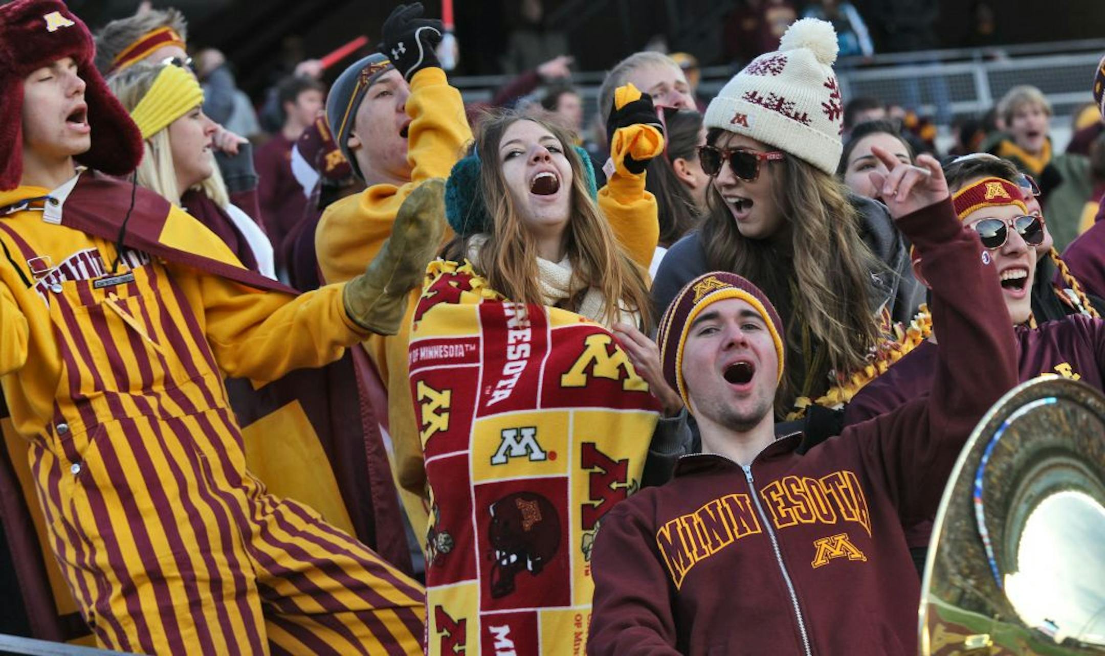Gophers fans in attendance Saturday finally had something to cheer about, as their team ended a three-game losing streak by beating Purdue.