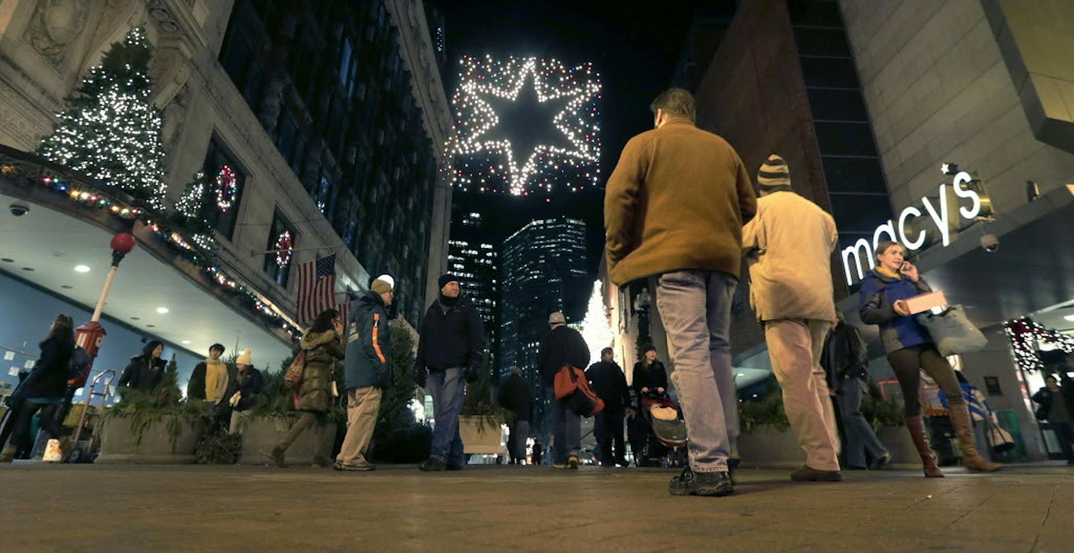 2012 photo of holiday shoppers in Boston.