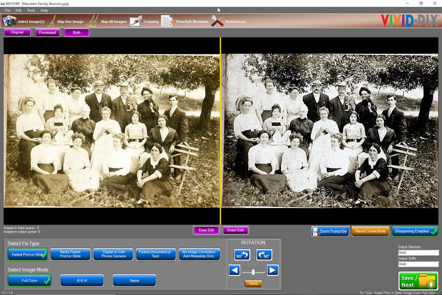 Vivid-Pix Restore is a great one click software for image restoration of digital images. (Handout/TNS) ORG XMIT: 1715239