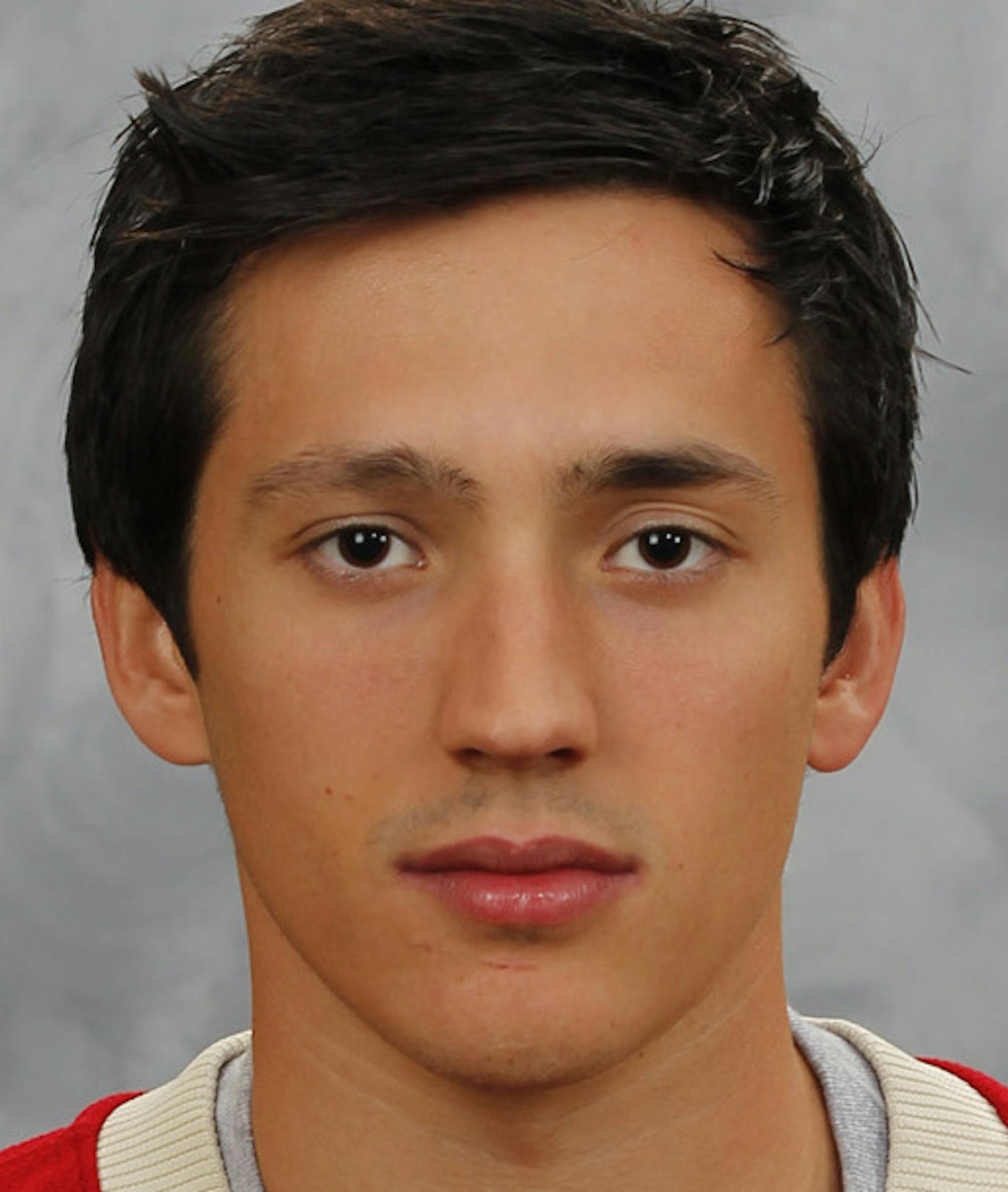 ST. PAUL, MN &#x201a;&#xc4;&#xec; SEPTEMBER 11: Jared Spurgeon of the Minnesota Wild poses for his official headshot for the 2013-2014 season on September 11, 2013 at the Xcel Energy Center in Saint Paul, Minnesota. (Photo by Andy King/NHLI via Getty Images) *** Local Caption *** Jared Spurgeon ORG XMIT: 177614294