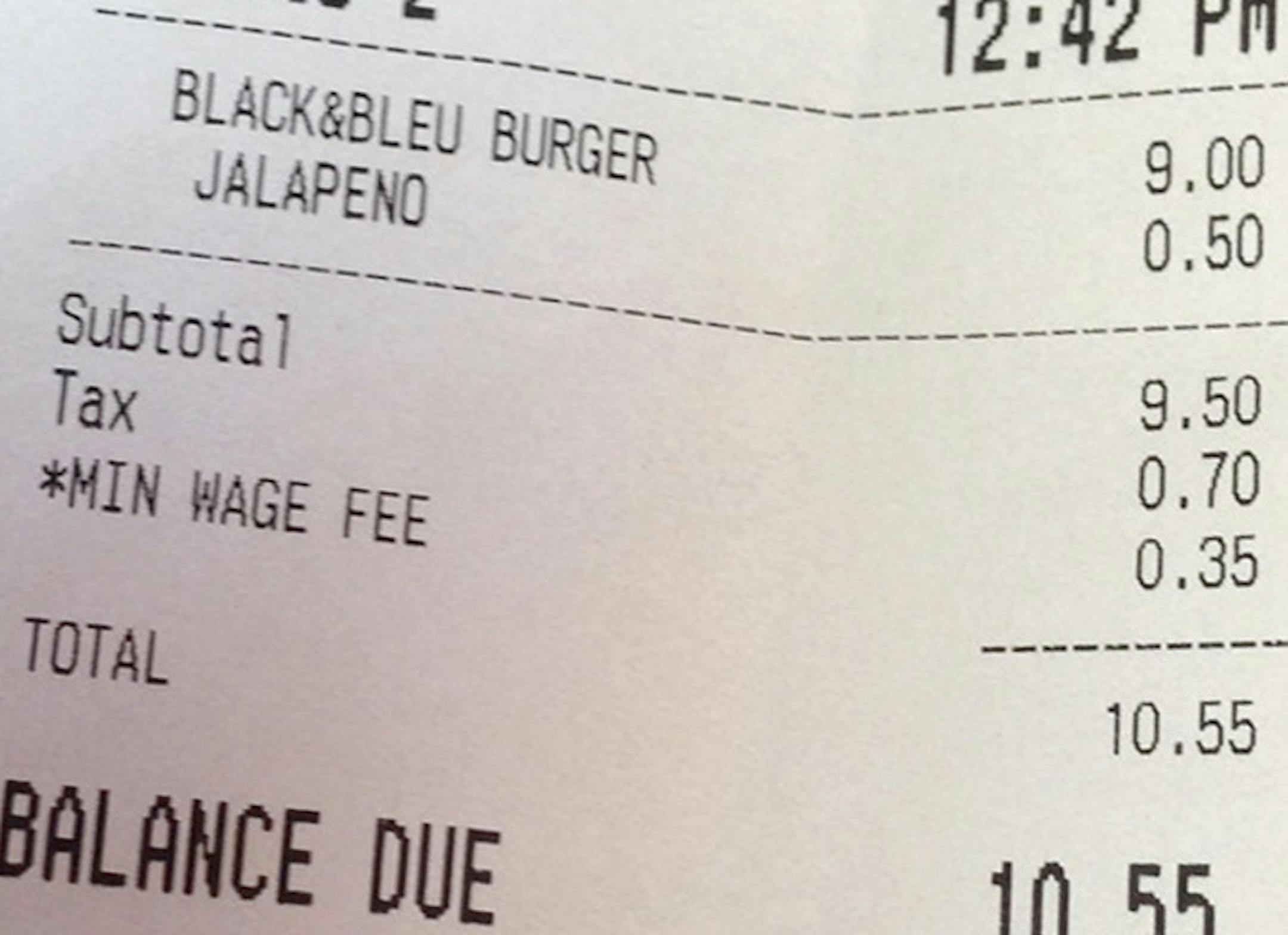 receipt to go with Stillwater. Photo by Kelly Smith