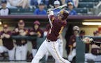 Sophomore Alex Boxwell was one of three Gophers to collect three hits Sunday in a 14-6 victory at Illinois, smacking a home run, triple and a single i