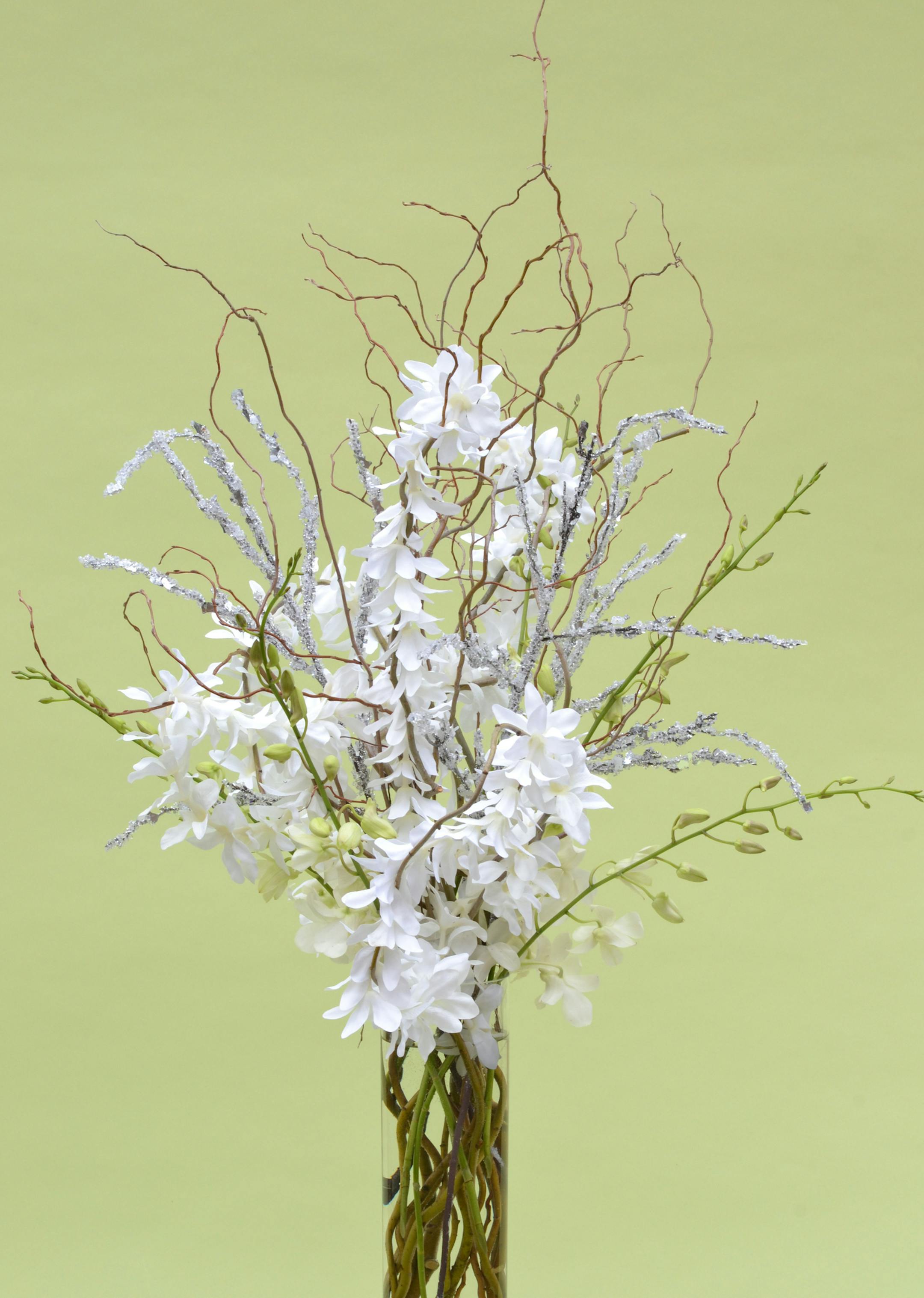 Bachman's Refined woodland bridal centerpiece